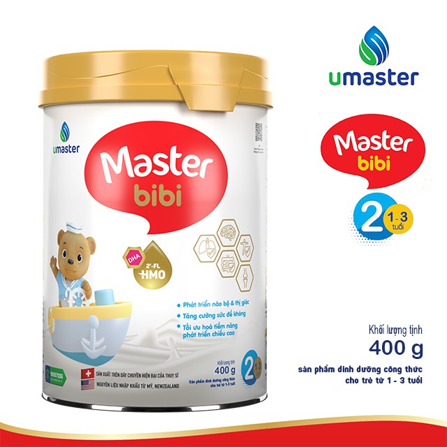 Sữa bột Umaster - Master Bibi số 2 - 900gr