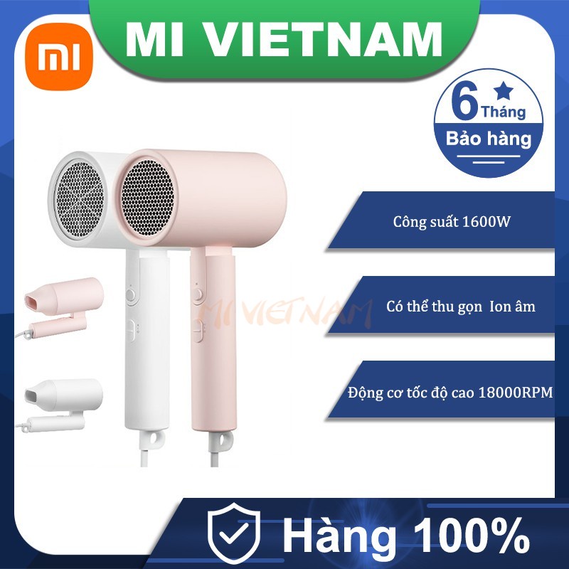 Máy sấy tóc Xiaomi Mijia Negative ion portable hair dryer | BH 6 THÁNG