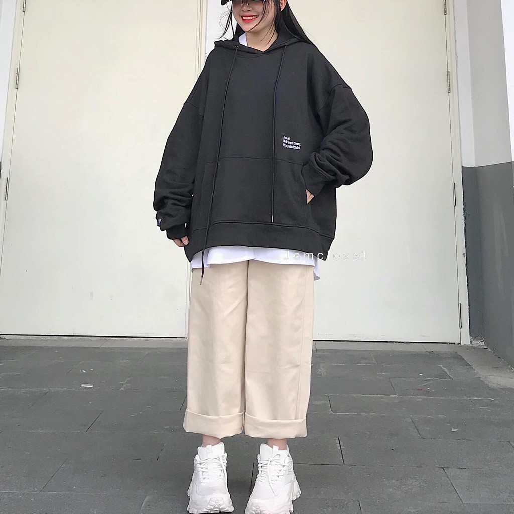 Áo Hoodie nữ form rộng Prescott - 1755
