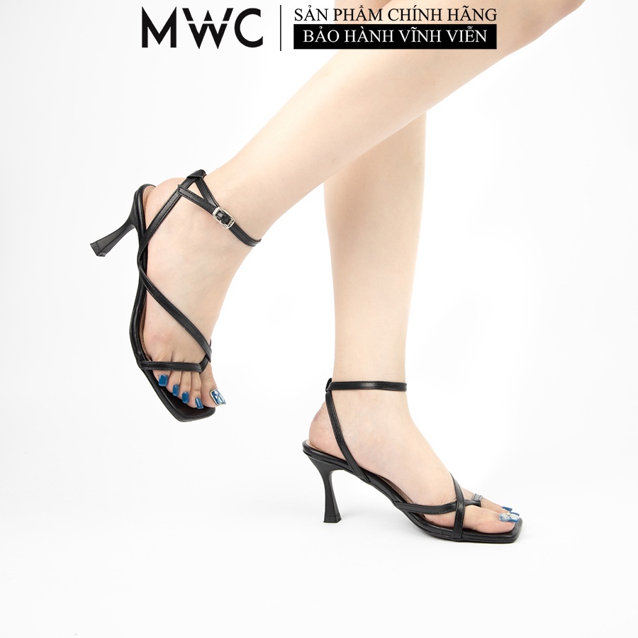 Giày MWC 4213 - Giày Cao Gót 7Cm Quai Mảnh Xỏ Ngón Trẻ Trung