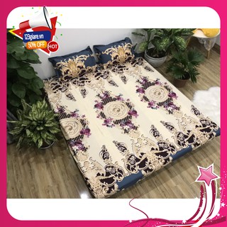 Free ship 99k Bộ drap ga gối poly giường 1m2