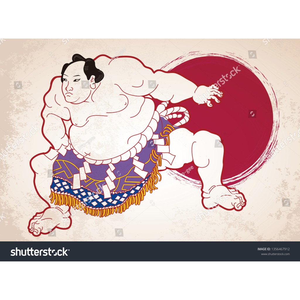 Tranh lụa 3d Sumo Nhật Bản SMNB-02