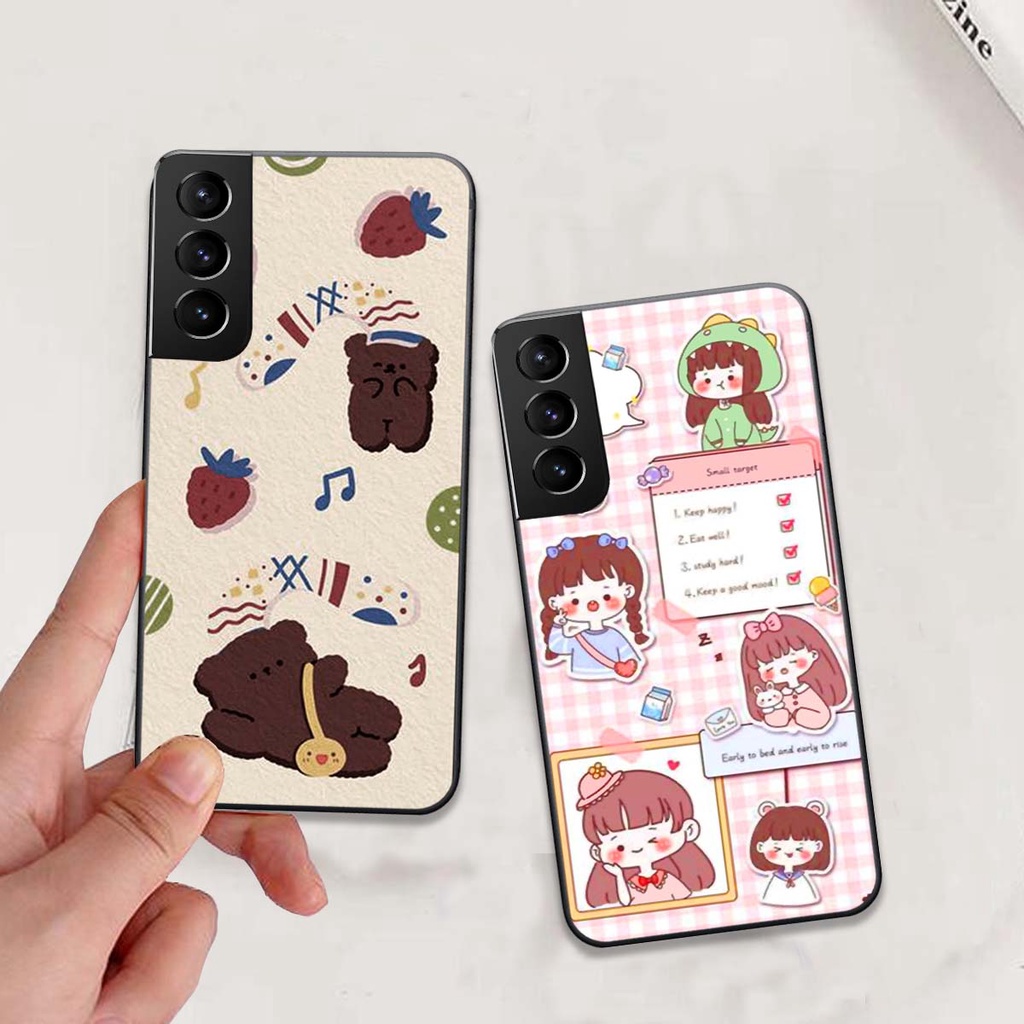 Ốp lưng Samsung S21 / S21 FE mặt cười Smile dễ thương. Vỏ lưng SS galacao cấp loại 1