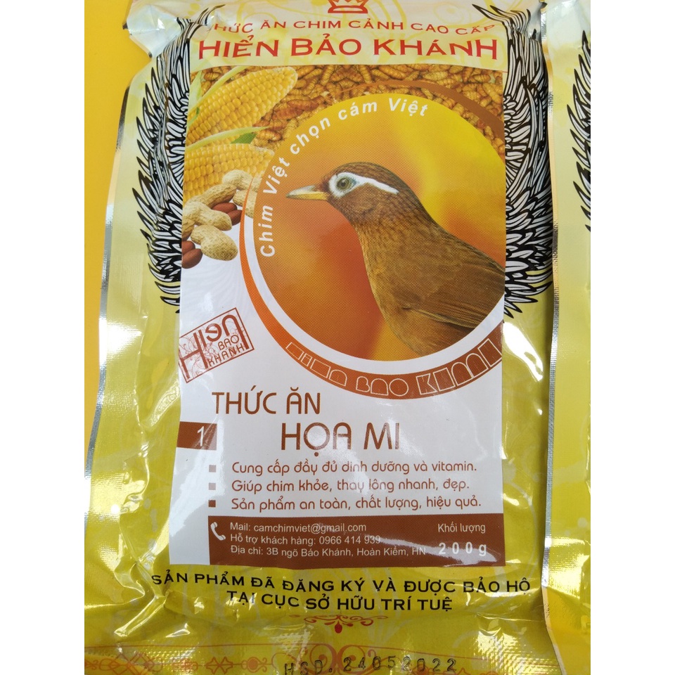 THỨC ĂN HỌA MI CAO CẤP (HIỂU BẢO KHÁNH)