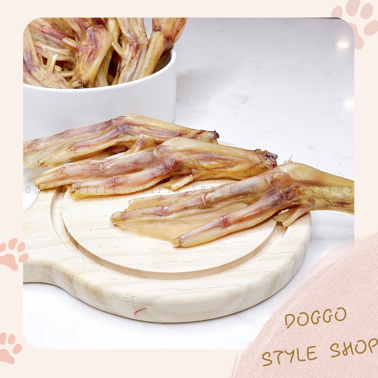 Treat Bánh Thưởng Cho Chó Chân Vịt Sấy Khô DOGGO Homemade Không Chất Bảo Quản 100G 200G Thức Ăn Cho Chó Thú Cưng