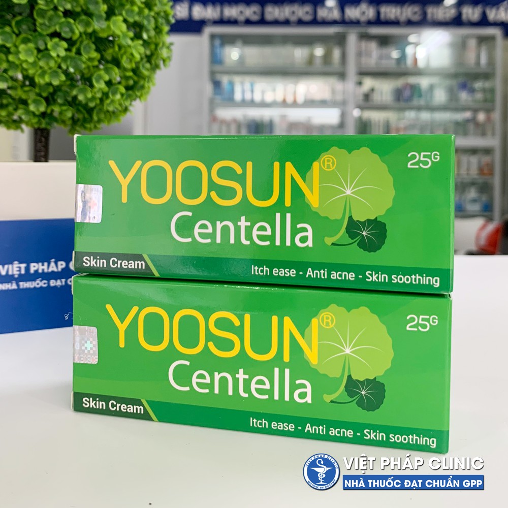 YOOSUN Rau má 25g (Kem ngừa mụn,rôm sẩy,hăm tả,mát da)