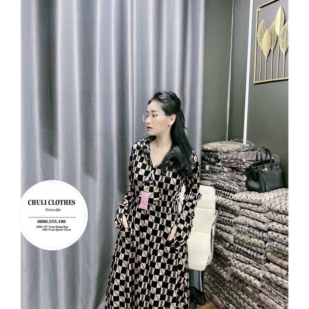 Size M 47 -53kg - Áo chống nắng umi Hàn toàn thân dáng xòe không xẻ sau 2023 - áo chống nắng Chuli - Mỹ nhi