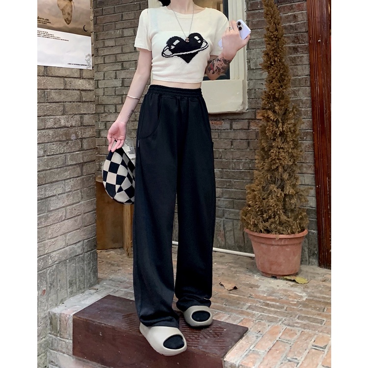 Quần Dài Ống Loe Phong Cách Hàn Quốc Dành Cho Nữ