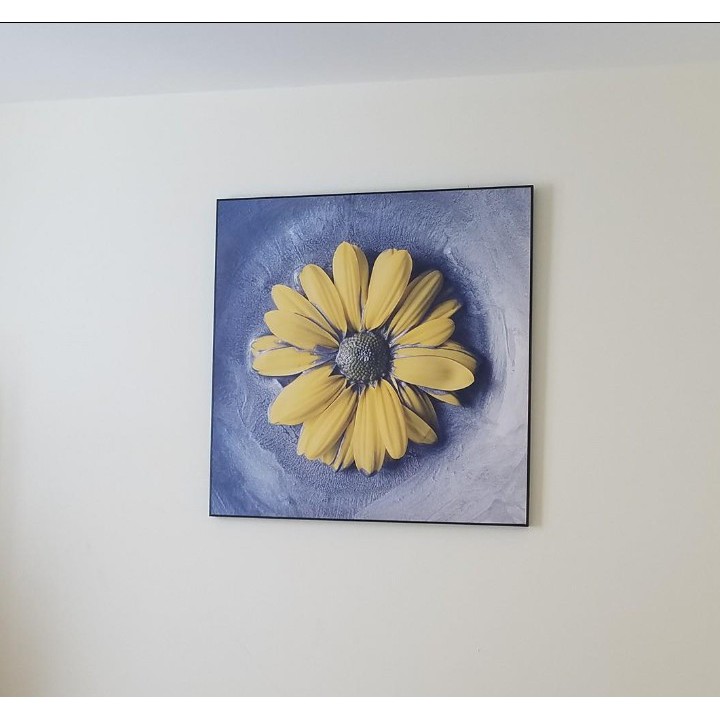 Tranh dán tường Hoa hướng dương, KT 30cm x 30Cm( Đã tích hợp sẵn keo)