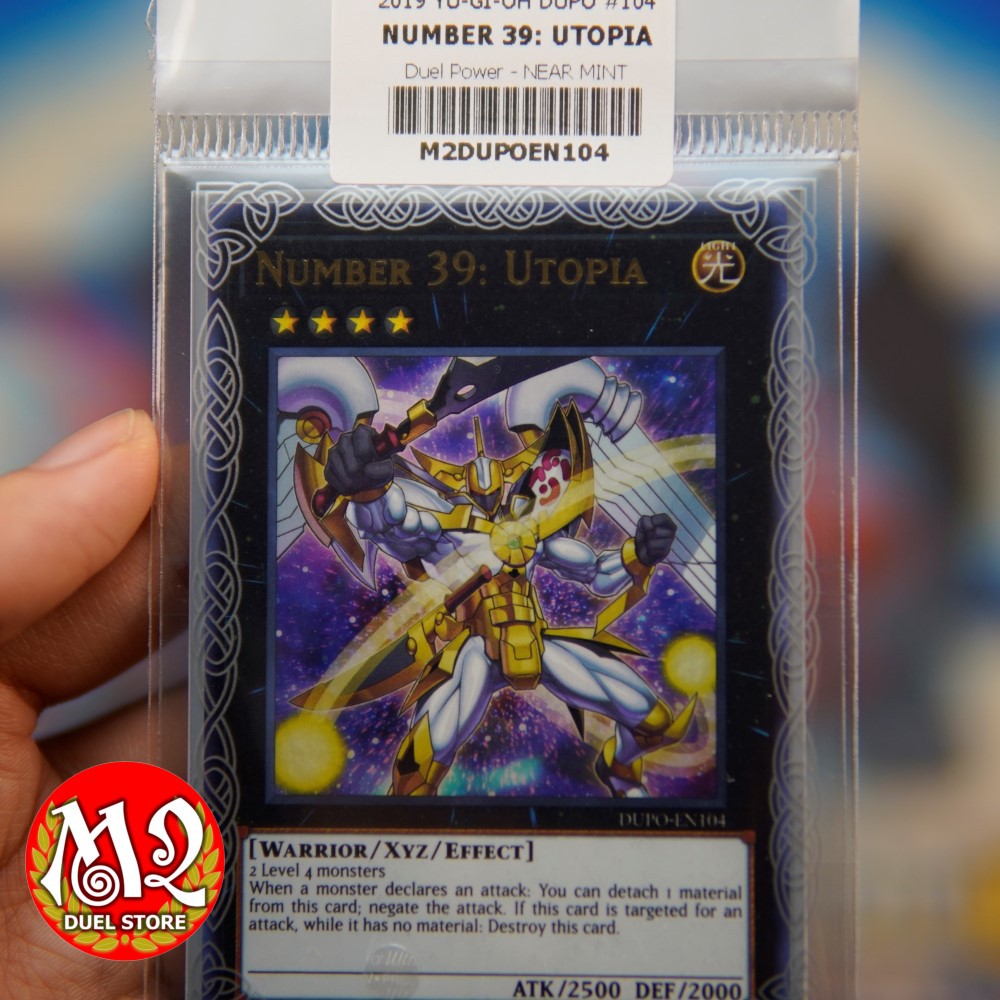 Thẻ bài YUGIOH DUPO-EN104 - Number 39: Utopia - ULTRA RARE - Bảo quản M2SCCQ-LITE