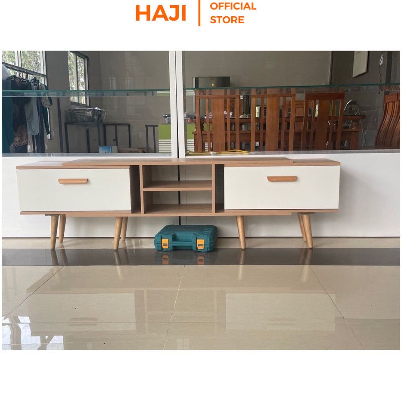 Kệ tivi phòng khách tự điều chỉnh kích thước thông minh HAJI A83