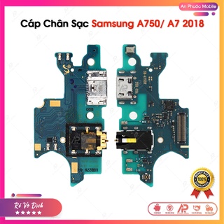 Cáp chân sạc samsung a750 / a7 2018 - cụm bo mạch sạc điện thoại samsung galaxy zin bóc máy