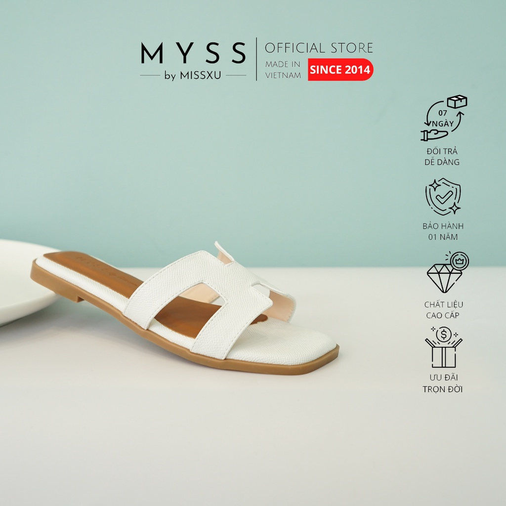Dép bệt nữ quai ngang chữ H thời trang MYSS - DE103