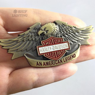 1 Miếng Dán Trang Trí Xe Hơi Hình Hawk Eagle Harley Davidson