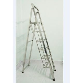 THANG CHỮ A INOX ỐNG VUÔNG 38MM DÀY 0.6MM 6 BẬC