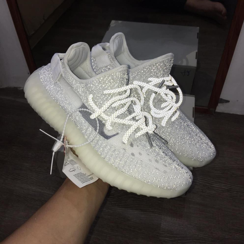 Xả Xả [ FULL BOX ] Giày yeezy 350 static Trắng Full phản quang  rẻ Nhất thị trương 2020 new 🍀 Xịn L * . ) '