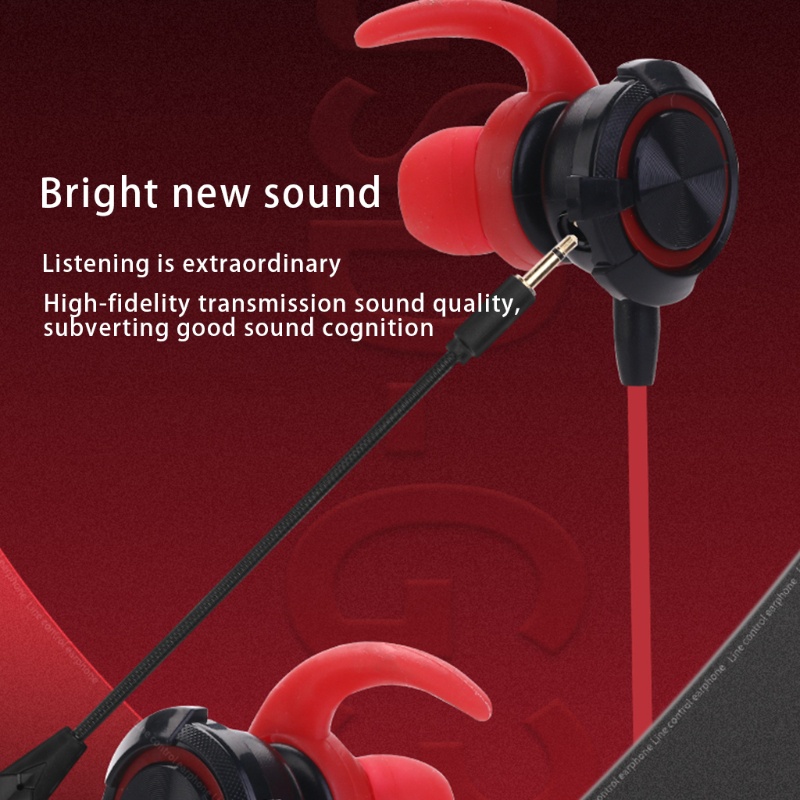 Tai Nghe Nhét Tai Chơi Game Có Dây Dành Cho Điện Thoại / Máy Tính / MP3