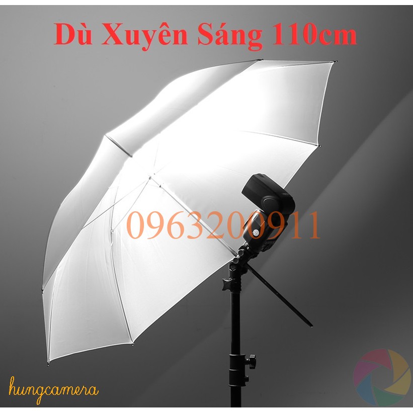 Bộ dù Xuyên Sáng/ ô Xuyên Sáng cho Studio quay chụp chuyên nghiệp