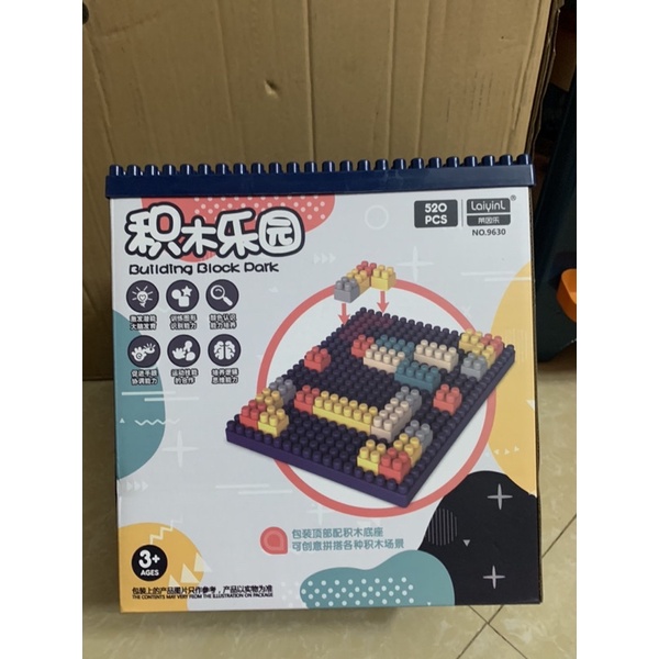 Lego bộ  lắp ghép trí tuệ 520 chi tiết siêu sáng tạo giúp phát triển trí tuệ hàng cao cấp.