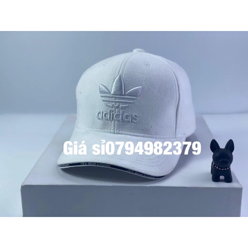 Mũ lưỡi trai cty thêu das nhung viền trắng đen cực đẹp - đậm chất thể thao thời trang (Cap-Nón(Most))