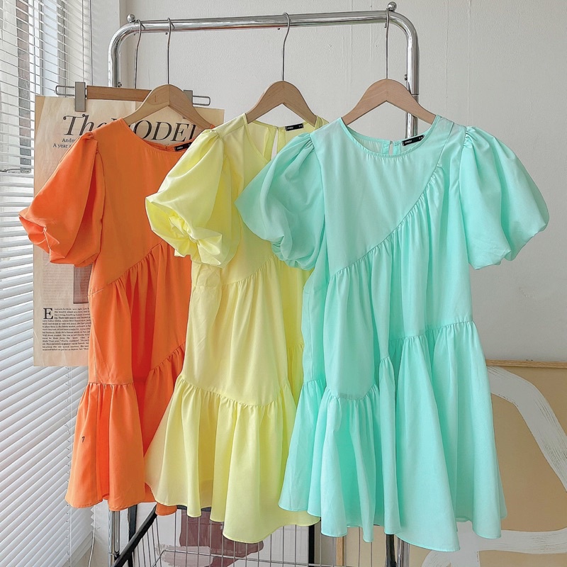 Đầm babydoll bèo xéo nhiều tầng MIEU - HN25