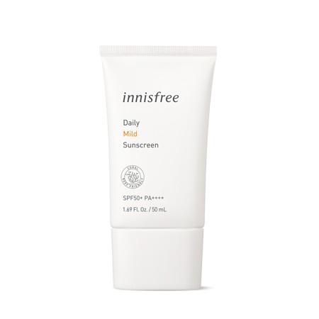  Kem chống nắng Innisfree No Sebum, Long Lasting, Triple Care, Mild, Triple-Shield.