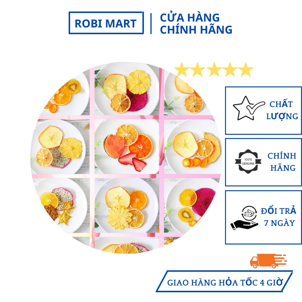 Gói nhỏ detox dùng thử bơm, táo, thơm, cam, bali Robimart giảm cân thanh lọc cơ thể