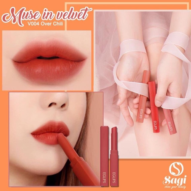 Son EGLIPS MUSE IN VELVET (chính hãng)