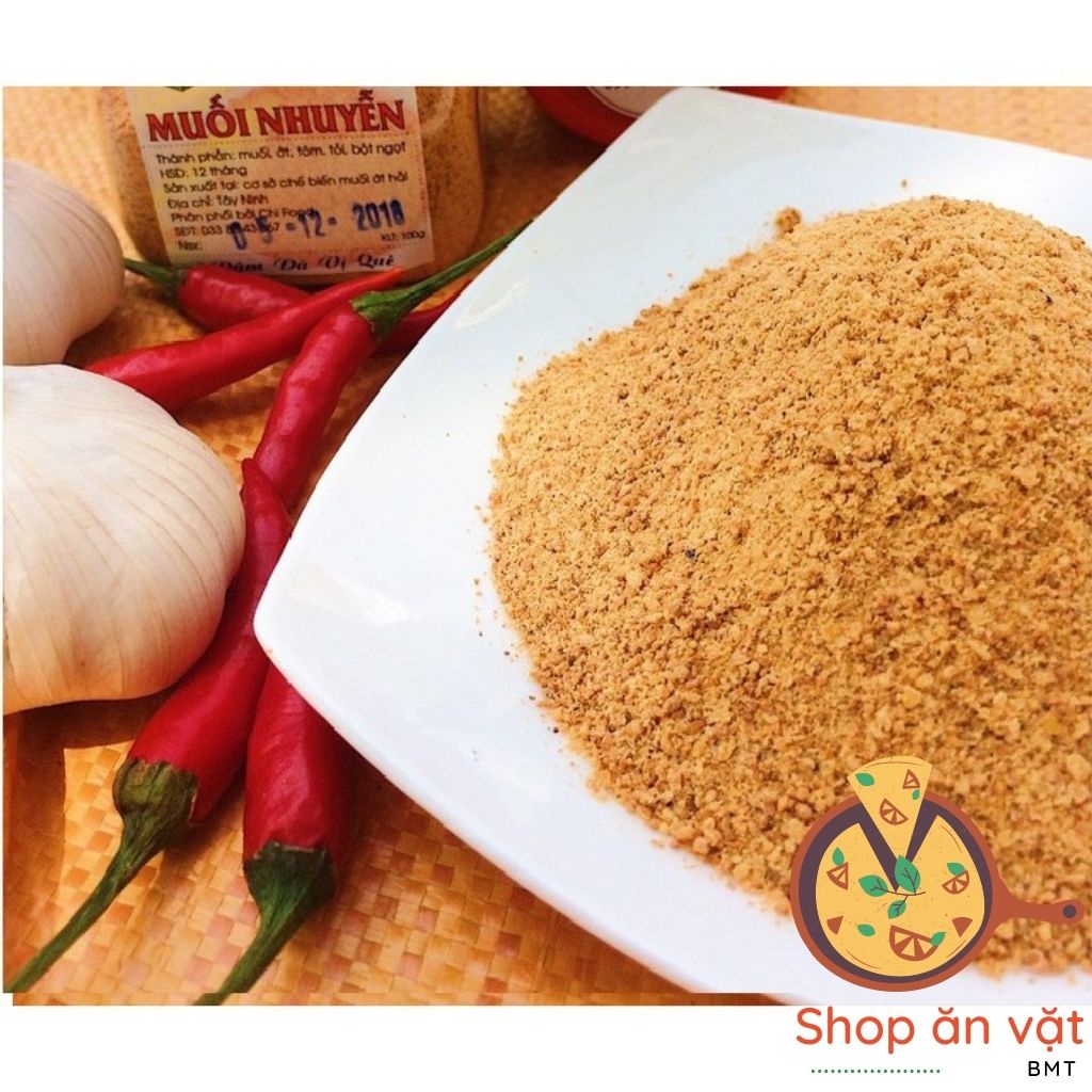 Muối tôm Tây Ninh thơm ngon loại 1 muối Tây Ninh Thu Hà chấm mê ngay  - 14020086