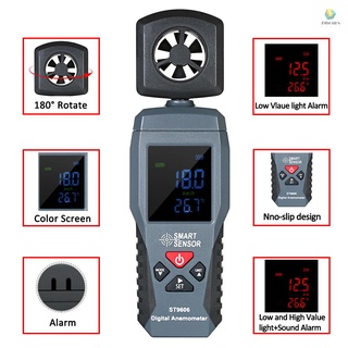 Máy Đo Tốc Độ Gió Kỹ Thuật Số ST9606 Màn Hình LCD