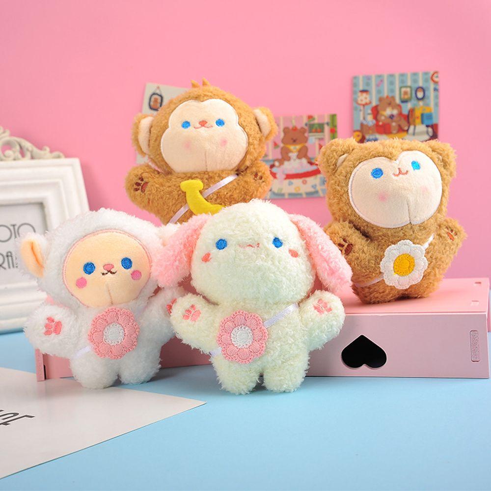 Móc Khóa Hình Búp Bê Nhồi Bông PP Cotton Thời Trang