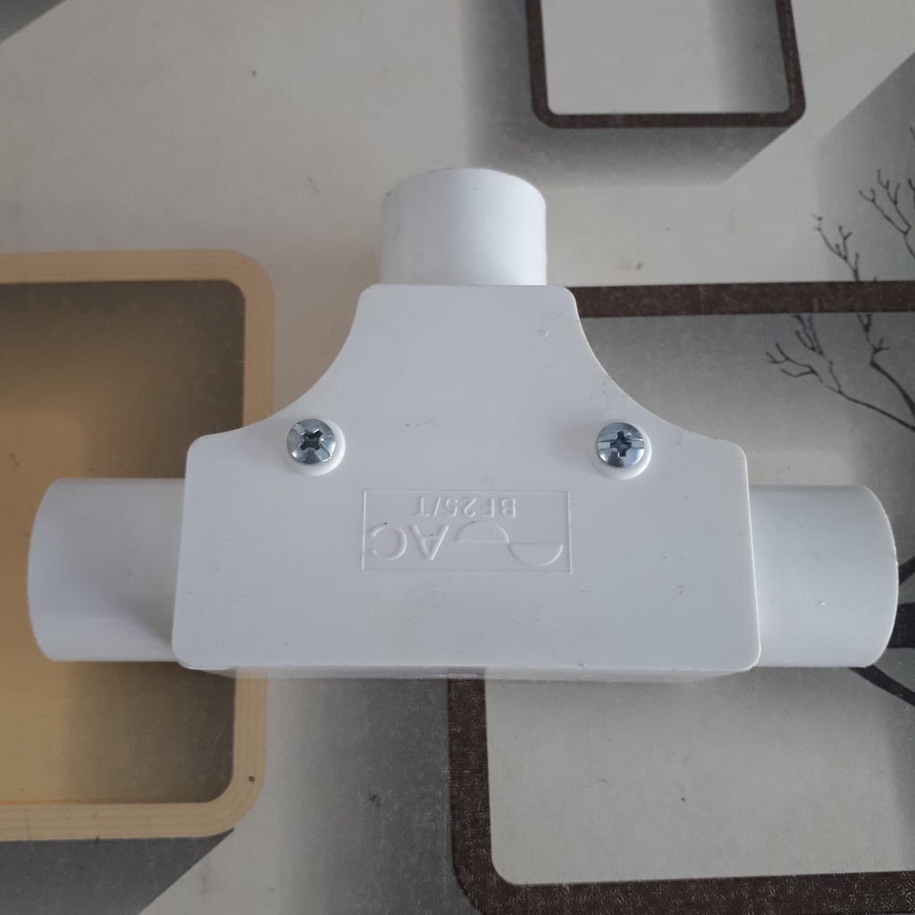 Tê ống điện có nắp phi 25 BF25/T - AC