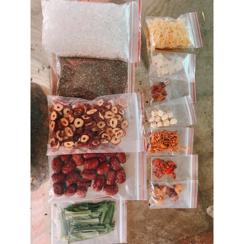 [Mã 77FMCGSALE1 giảm 10% đơn 250K] Set nấu chè dưỡng nhan túi 400gr 12 vị nấu 10-15 chai 330ml | BigBuy360 - bigbuy360.vn