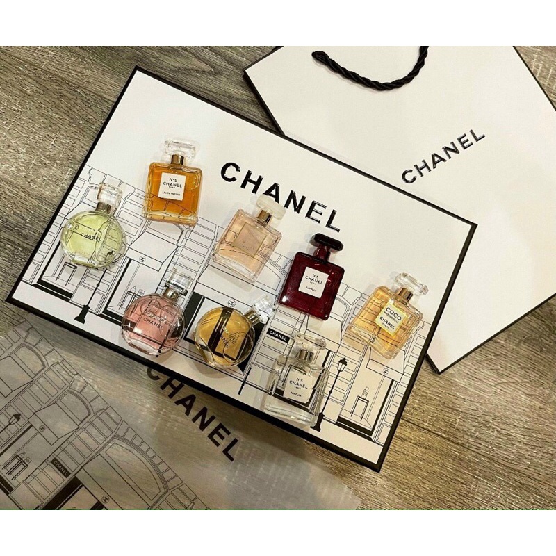SÉT NƯỚC HOA MINI c.h.a.n.e.l 8 chai