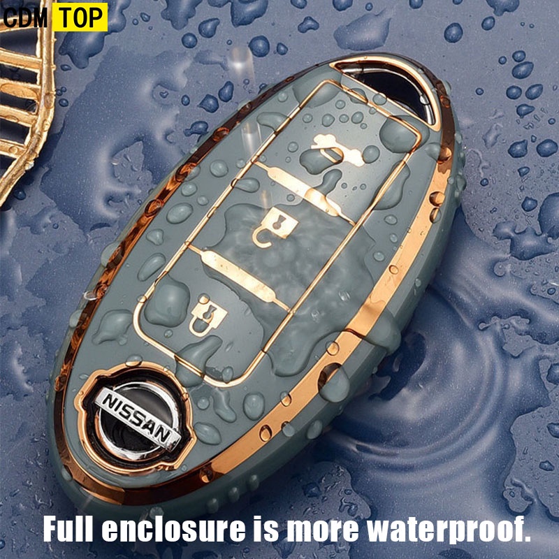 Vỏ Bảo Vệ Chìa Khóa Điều Khiển Từ Xa Bằng Tpu Chống Trầy Cho Xe Hơi Nissan Almera Grand Livina