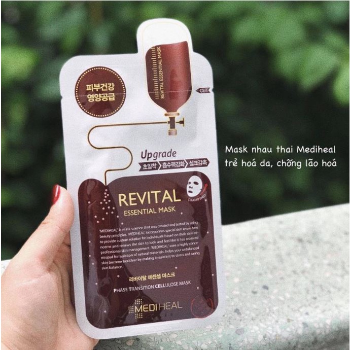 Mặt Nạ MEDIHEAL các loại Essential Teatree / Vita / Placenta / Collagen / Aquaring (Hộp 10 miếng/ 01 miếng lẻ) - licyhou