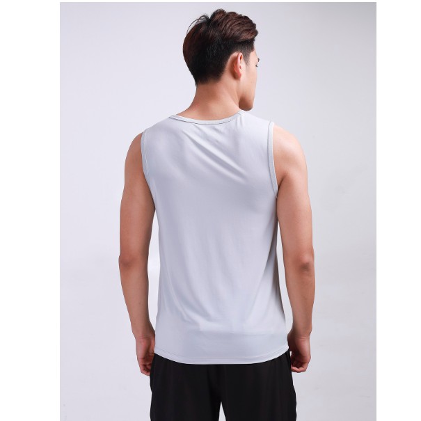 Áo tank-top nam ARISTINO dáng SIim fit ôm dáng, thiết kế cổ tròn bo viền, chất liệu thấm hút tối đa -  ATT008S8