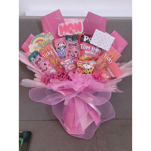 Bó hoa bánh kẹo