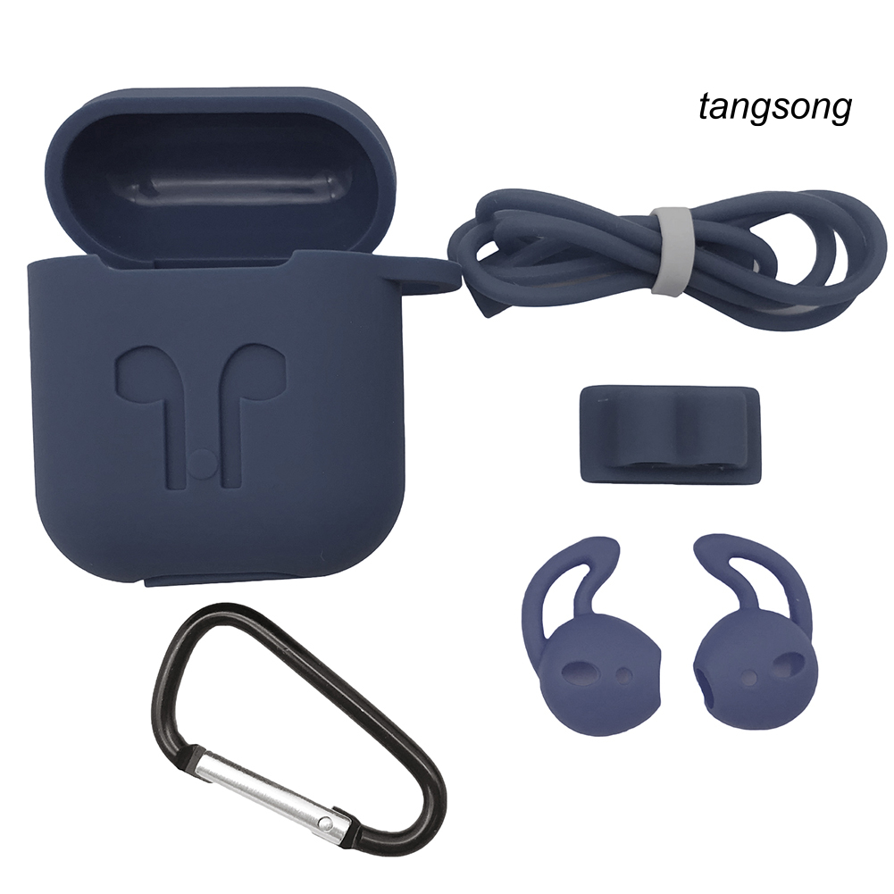 Set 5 Nút Silicone Bọc Tai Nghe Chống Mất Cho Airpods 1 / 2