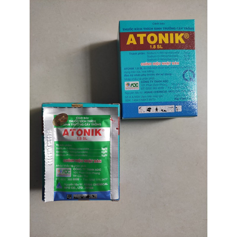 Chất Kích Thích sinh trưởng ATONIK 10gr chính hãng - Chuyên cung cấp giải pháp phục hồi cây suy yếu