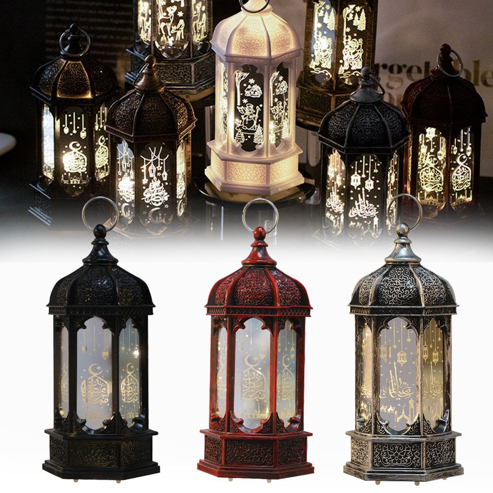 Đèn treo trang trí phong cách ramadan Hồi giáo nhiều màu sắc