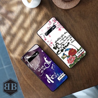 Ốp lưng kính cường lực Samsung Galaxy S10 5G / S10 hình chữ thư pháp ý nghĩa