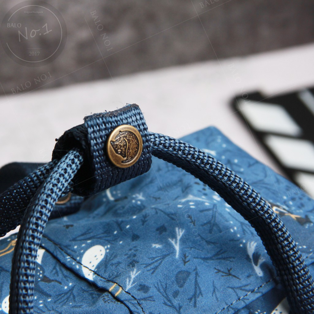 [HÀNG AUTH ] Balo Đi Học Kanken Art Màu Blue Fable