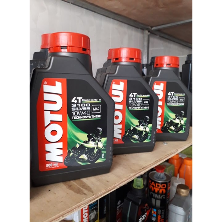 [HÀNG CÓ SẴN ] Dầu nhớt Motul Silver 3100 4T 10w40 800ml