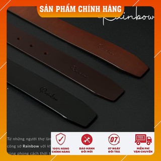 [ DA THẬT- BÁN CHẠY NHẤT ] Thắt lưng nam/Thắt lưng da thật Rainbow 001