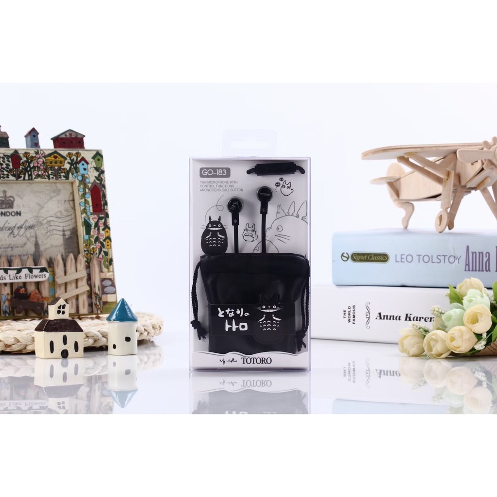 Tai nghe totoro túi vải TNTV1 go-183 tai nghe thời trang
