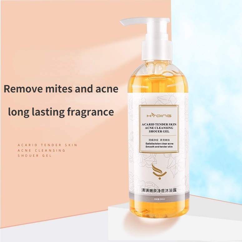 Gel Tắm Sủi Bọt Amino acid Hỗ trợ giảm mụn Chống Nhiễm Trùng Dành Cho Nam Và Nữ