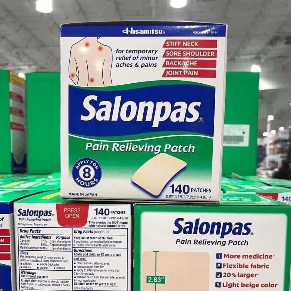MIẾNG DÁN SALONPAS MỸ