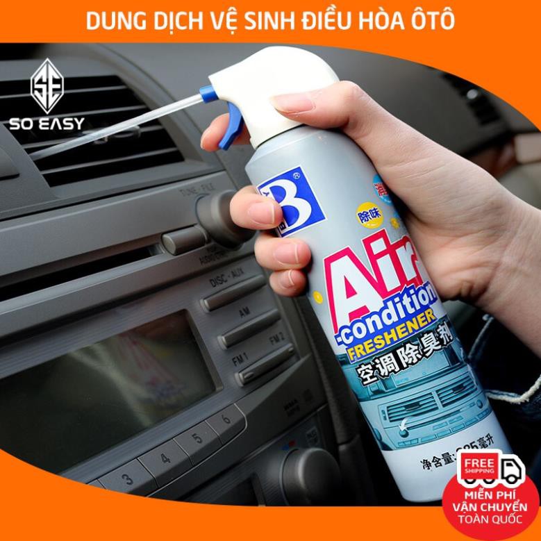 TKC BOTNY Air-condition Freshener 285ml,dung dịch vệ sinh điều hòa khử mùi bộ lọc cửa gió máy lạnh trên xe hơi_B-1725