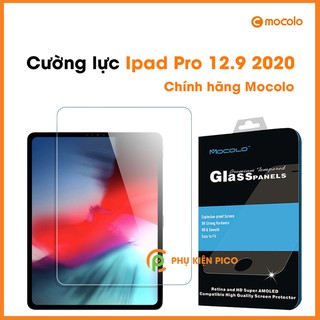 Kính cường lực Ipad Pro 2020 12.9 inch chính hãng Mocolo trong suốt viền cong 2.5D